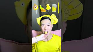 💛🍋🥧🎧ASMR Yellowthemed Mukbang  Perfect for Sleepimmersive asmr asmrsounds [upl. by Heinrick]