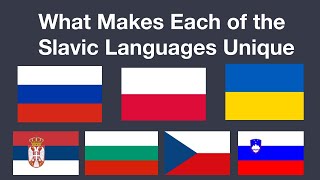 What Makes Each of the Slavic Languages Unique Russian Polish Ukrainian and more [upl. by Zawde]