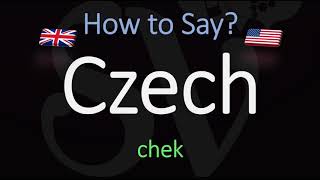 How to Pronounce Czech CORRECTLY Meaning amp Pronunciation [upl. by Kroy]