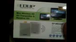 Very Cheap Wireless HDMI Transmitter  EDUP EPWD3207 Review [upl. by Anirbak192]