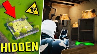 NEW Secret Hidden NUCLEAR LOOT BUNKER Fortnite Battle Royale [upl. by Roselyn]