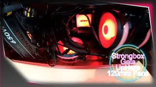 Budget RGB LED Fan Unboxing amp Test  upHere [upl. by Ardnasella499]