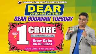 LOTTERY SAMBAD DEAR 1 PM 06082024 NAGALAND LOTTERY LIVE DEAR LOTTERY LIVE LOTTERY SAMBAD [upl. by Atinaj270]