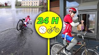 24 H PÅ EN CYKEL [upl. by Siahc]