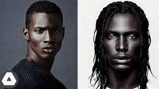 10 Most Unique Dark Skin Men Who look like Artwork [upl. by Francesca]