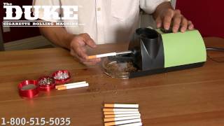 the Commercial Grade DUKE Cigarette Rolling Machine [upl. by Ranitta]