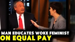 Man EDUCATES Woke Feminist On Equal Pay  MM [upl. by Eyatnod532]