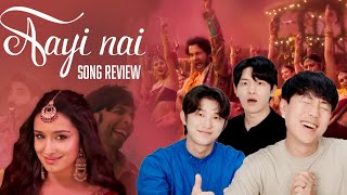 Aayi Nai  Stree 2 Song Reaction’  Shraddha Kapoor  Rajkummar Rao [upl. by Engeddi]