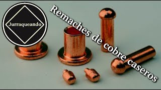 Como chapar remaches en cobre [upl. by Feenah]