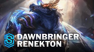 Dawnbringer Renekton Skin Spotlight  League of Legends [upl. by Engamrahc307]