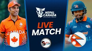 NEPAL VS CANADA 2ND ODI MATCH 2024LIVE  NEP VS CAN CANADA TOUR OF NEPAL LIVE MATCH [upl. by Elcarim]