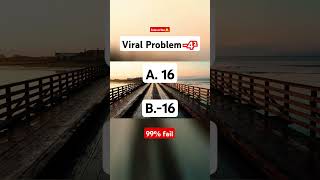 Viral math problem Can you solve shorts sec reels maths numbergame [upl. by Yelnahs824]