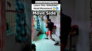 Head Movement Combo With Punch 😱🥶 boxing footworkdrills [upl. by Carola913]