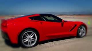 JAY LENO  NEW CHEVROLET CORVETTE STINGRAY  Test Drive [upl. by Janis]