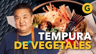 TEMPURA DE VEGETALES ðŸ¥• un CLÃSICO JAPONÃ‰S por Iwao Komiyama  El Gourmet [upl. by Yroger]