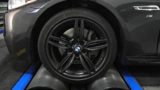 Chiptuning Bmw 530D F10 stage2 Wagner int  downpipe on dyno  autochippennl Tilburg [upl. by Ardys177]