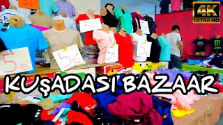 KUŞADASI TÜRKİYE BAZAAR  15 May 2024  4k UHD 60fps  Walking Tour 🇹🇷 [upl. by Grier]