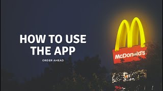 McDonald’s – How to use the new McDonald’s app [upl. by Ingraham]