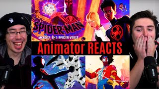 REACTING to  Across the SpiderVerse A MASTERPIECE First Time Watching Animator Reacts [upl. by Fasta]