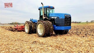 NEW HOLLAND 9282 Tractor Chisel Plowing [upl. by Oswin466]