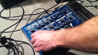 Boss ME50 Distortion Plus Demo [upl. by Imef242]