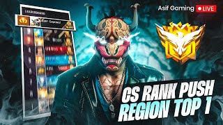 New Season Cs Rank Push To Region Top 1 With Highest Streak Ever 🤯  Garena  Free Fire [upl. by Gratt53]