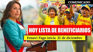 FONAVI 6680 DEVOLUCIÓN LO ÚLTIMO Hoy lista de primeros fonavistas que recibirán pago [upl. by Eentirb635]