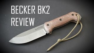 Black Scout Reviews  KaBar Becker BK2 Companion [upl. by Adnilem]