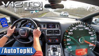 Audi Q7 V12 TDI “Beast of the Autobahn” 277kmh TOP SPEED by AutoTopNL [upl. by Iams178]