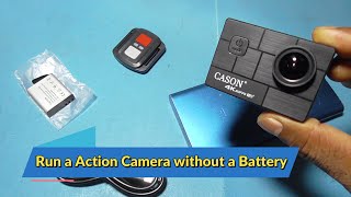 Can you run a GoPro without a battery [upl. by Nevyar258]