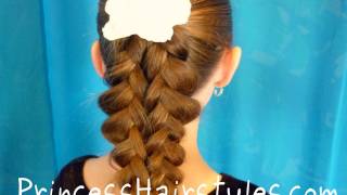 Illusion Braid Ponytail  Unique Braiding Hairstyles [upl. by Lynelle144]