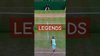 Legends Federer  Nadaltennis sports highlights shorts [upl. by Ardiedak]