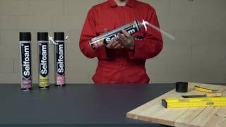 How to apply Selfoam B1 Fire Stop Foam [upl. by Ttereve]