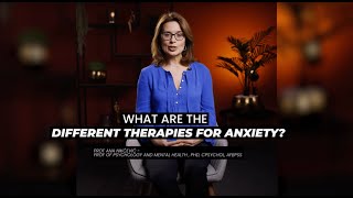 WHAT ARE THE DIFFERENT THERAPIES FOR ANXIETY 🧠  Psychology Expert Explains [upl. by Keg]