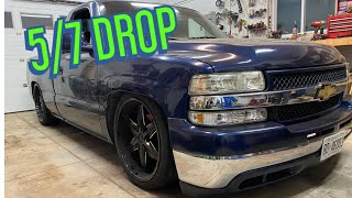 Slamming a 9906 Silverado or Sierra with a Belltech 57 drop kit [upl. by Keffer]