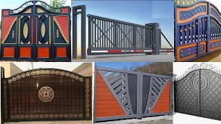 Modern metal fence gate design ideas [upl. by Hook]