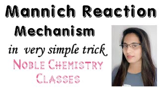 Mannich Reaction and mechanism [upl. by Wiseman]