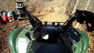 yamaha grizzly 700 gopro hero hd part 1 [upl. by Mailiw]