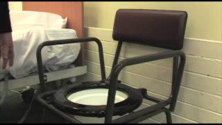 How to Use a Commode Chair HD [upl. by Madelene532]