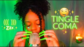 ASMR 💚✨ECHOED TRIGGERS amp MOUTH SOUNDS TO PUT YOU IN A TINGLE COMA 🤤✨🫠 SO GOOD [upl. by Anikal631]