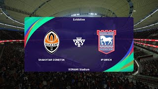 Shakhtar Donetsk vs Ipswich Town 20072024 Club Friendlies PES 2021 [upl. by Rojam]