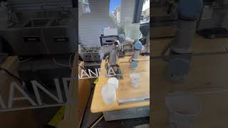 Amenda Bot making Coffee that taste…hmmm actually nice Haha holidays sanfrancisco coffee [upl. by Kelcey]