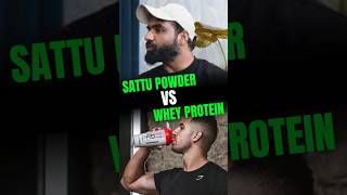 Whey Protein vs Sattu Powder  shorts youtubeshorts fitinsider [upl. by Ojyma71]