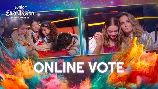 Results from the Online Vote and thrilling climax  Junior Eurovision 2023  JESC2023 [upl. by Nileak342]