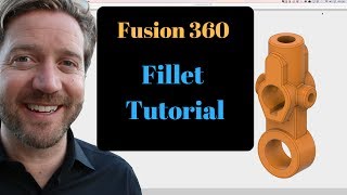 Fusion 360 Tutorial  Fillets that Converge [upl. by Telfore]