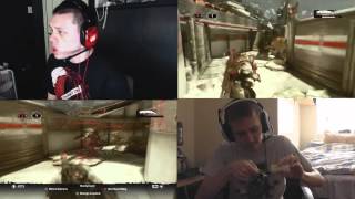 Food Challenge  GoW3 Dual Video Commentary w Kaos Advocate PEPPER [upl. by Ahtilat]