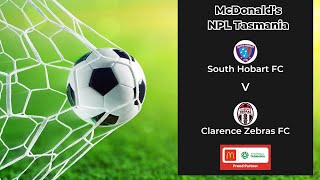 McDonalds PremierLeague Round 2 South Hobart v Clarence Zebras [upl. by Yarehs]