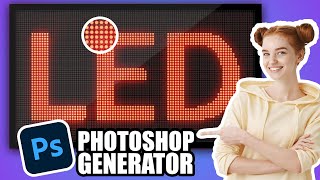 LED Sign Generator Photoshop Action [upl. by Eniladam]