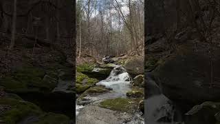 Falling in the river Adirondack Mountain River is really flowing [upl. by Ingles]