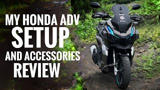 MY Honda ADV150 SETUP [upl. by Eiramyelhsa814]